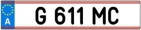Truck License Plate
